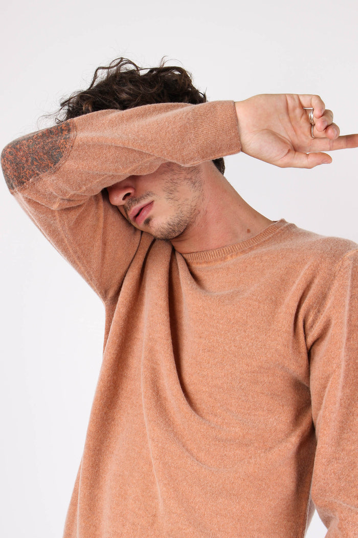 Maglia Girocollo Toppa Fantasi Ruggine-8