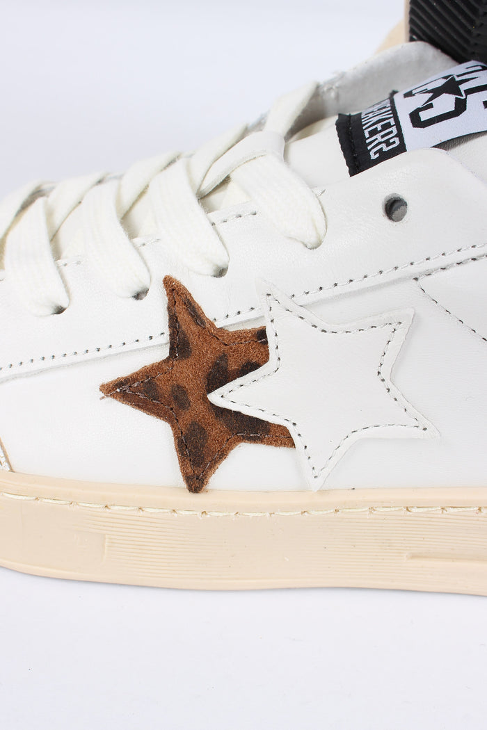 Sneakers New Star Animalier Bianco/leopard-6