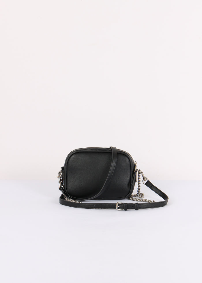 Camera Bag Maxi Logo Rilievo Nero-3