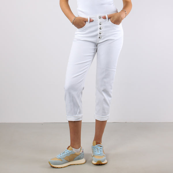 Koons Denim Bull Stretch Bianco-2