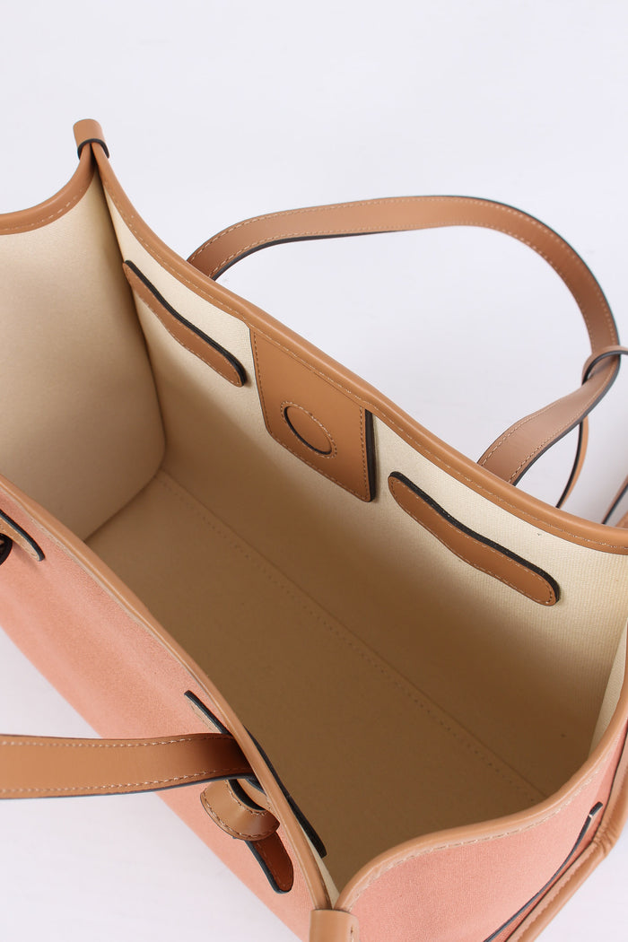 Mini Shopping Rafia Blush/panna-5