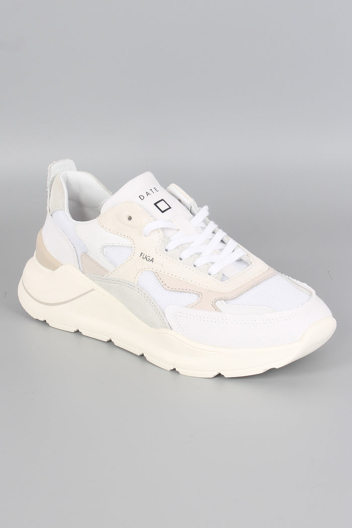 Sneaker Canvas Fuga White-5