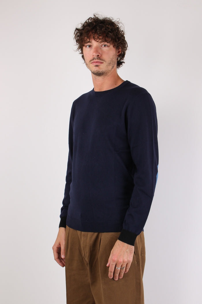 Maglia Profilo Toppa Navy Blue-4