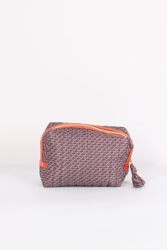 Pochette Patch Lettera C Fango/corallo-2