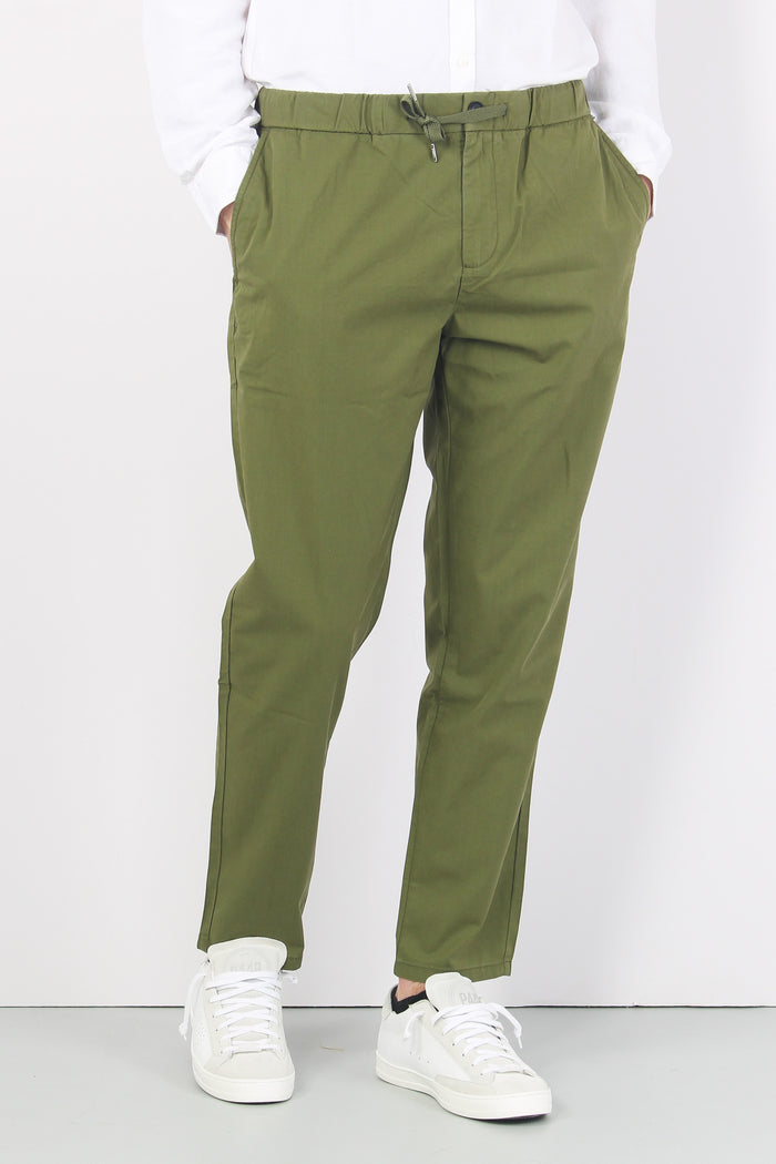 Pantalone Coulisse Verde-5