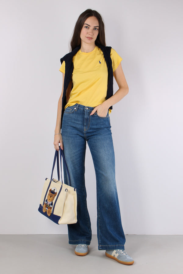 T-shirt Manica Corta Basica Yellow-2