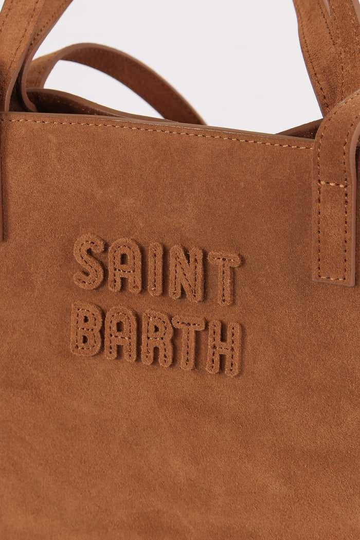 Borsa A Tracolla Suede Cognac-6