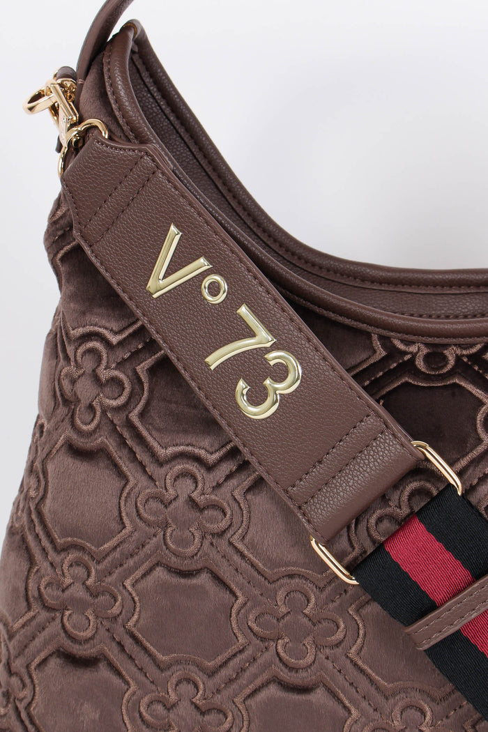 Cate Hobo Velluto Jacquard Taupe/multicolor-4