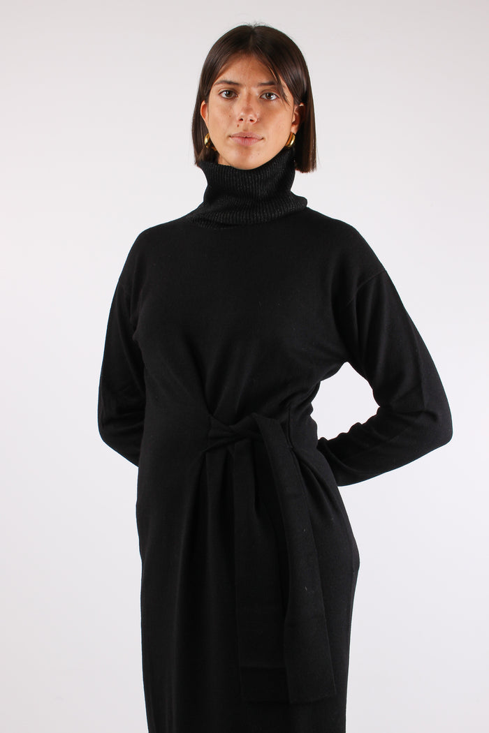 Abito Maglia Fusciacca Nero-7