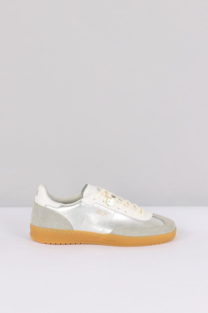 Sneakers California Leather Argento