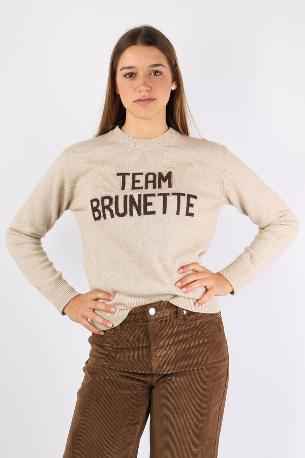 Girocollo Team Brunette Beige-2