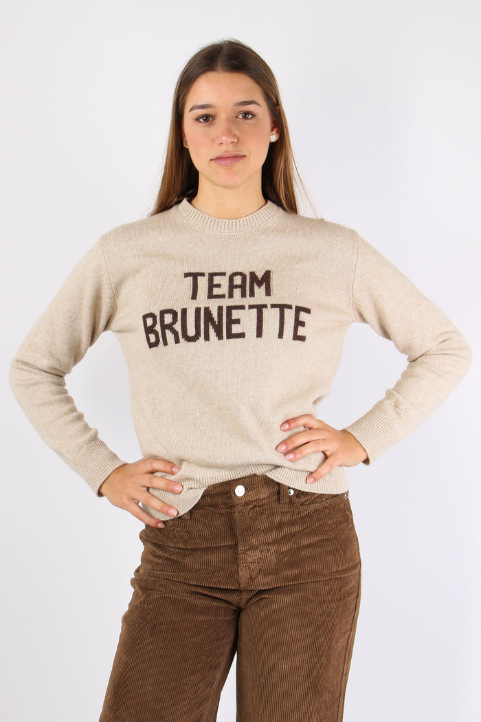 Girocollo Team Brunette Beige-2