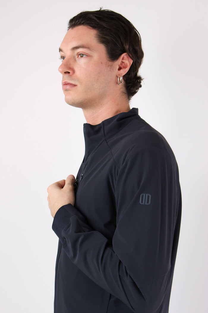 Bomber Stretch Blu Intenso-7