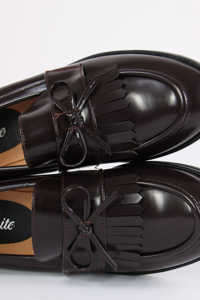 Mocassino Lucido Nappine Brown-4