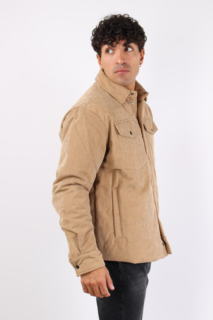 Magnus Giacca Velluto Doppia T Biscuit Beige-6