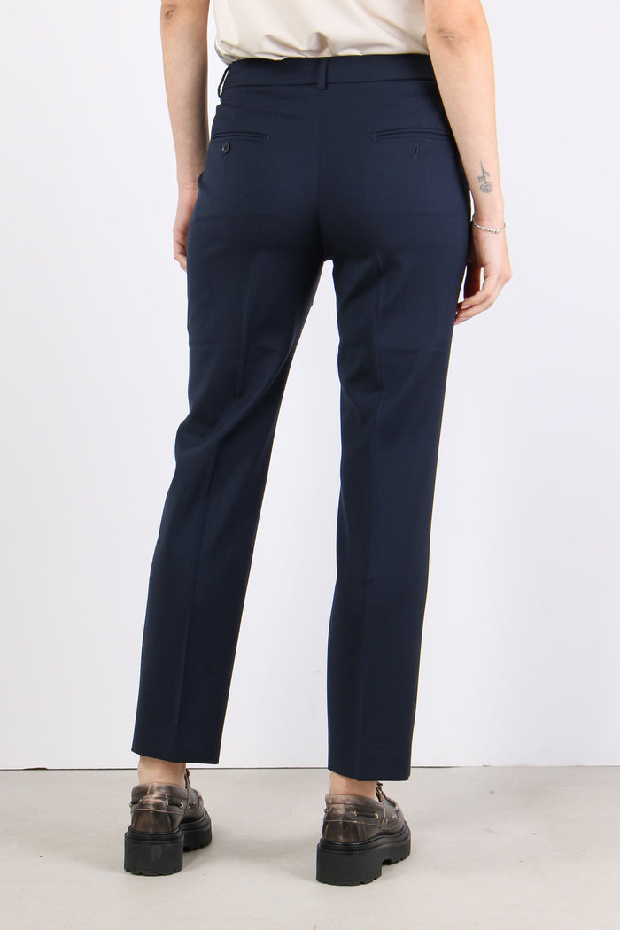 Canon Pantalone Fresco Lana Blu-4