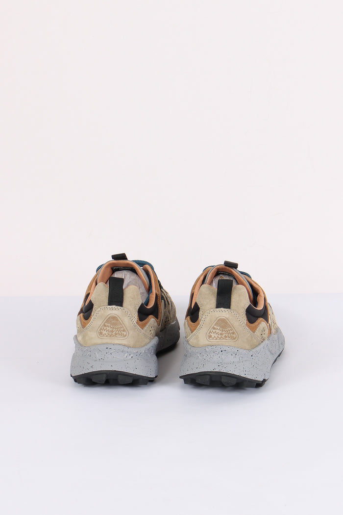 Sneakers Yamano 3 Suede/nylon Dark Beige/grey-3