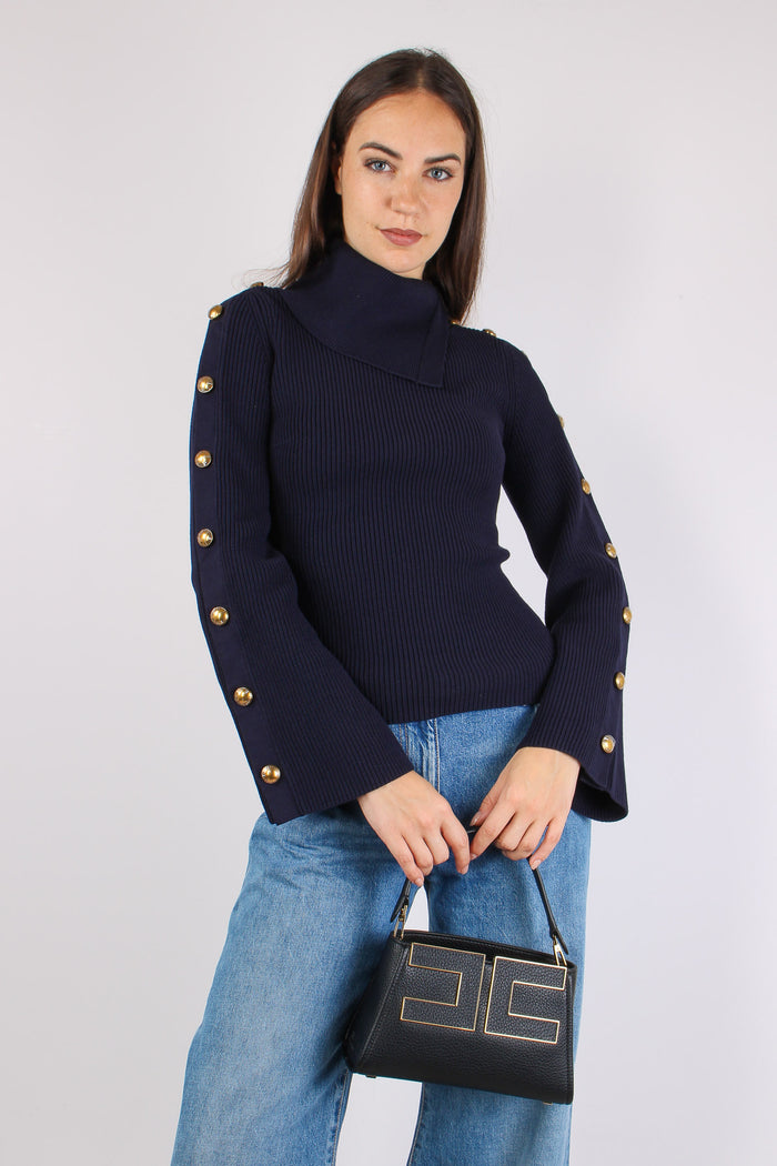 Mini Bag Logo Nero-7