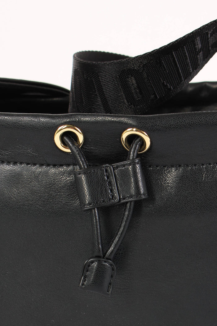 Maxi Nylon Logo Nero-7