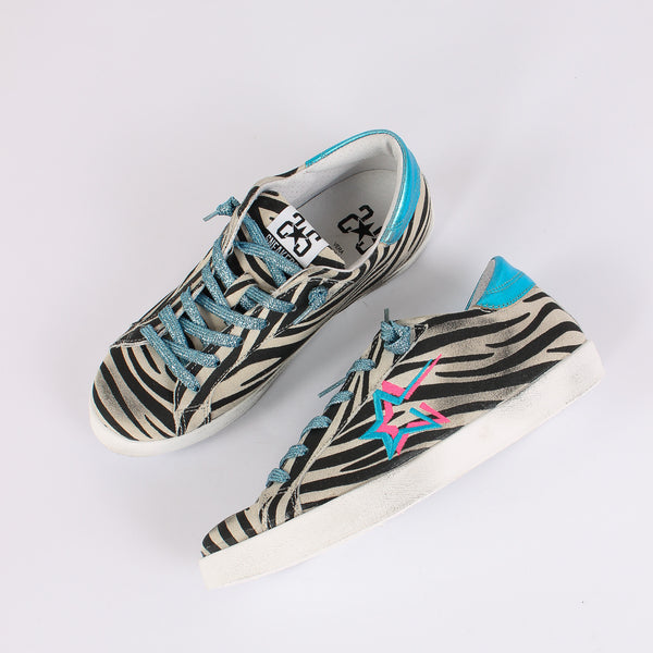 Sneakers Prime Star Zebra Zebra/fucsia-2