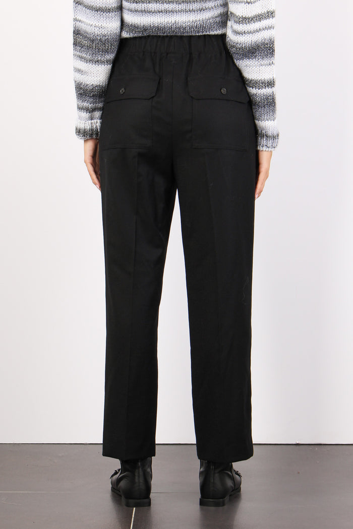 Hateley Pantalone Tasconato Nero-3