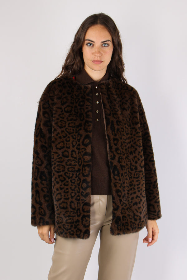Mlsmacro Ecopelliccia Jacquard Macula-2