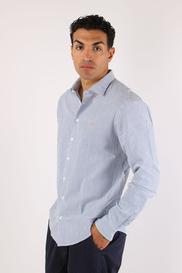 Camicia Fancy Riga Navy/bianco-7