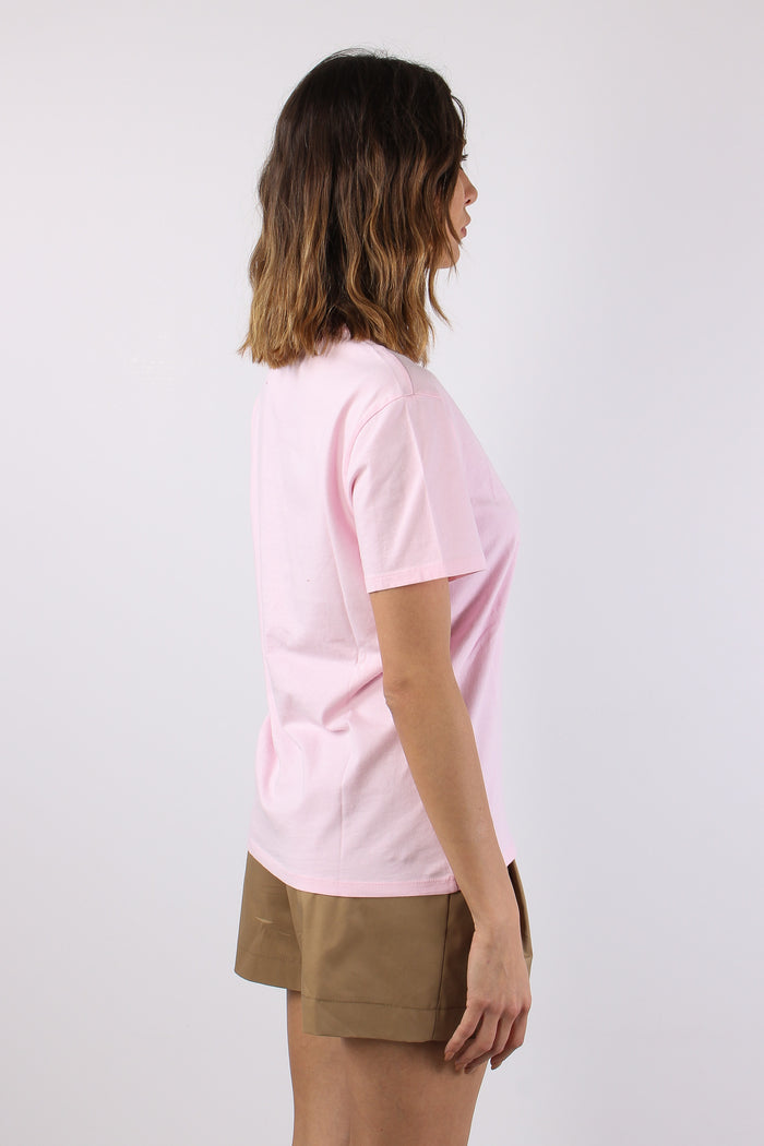 T-shirt Scritta Ricamo Bounjour-6