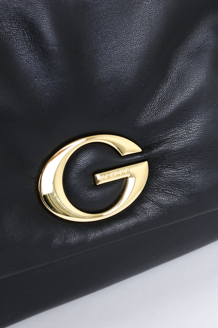 Tracolla Puffy Catena Nero-7