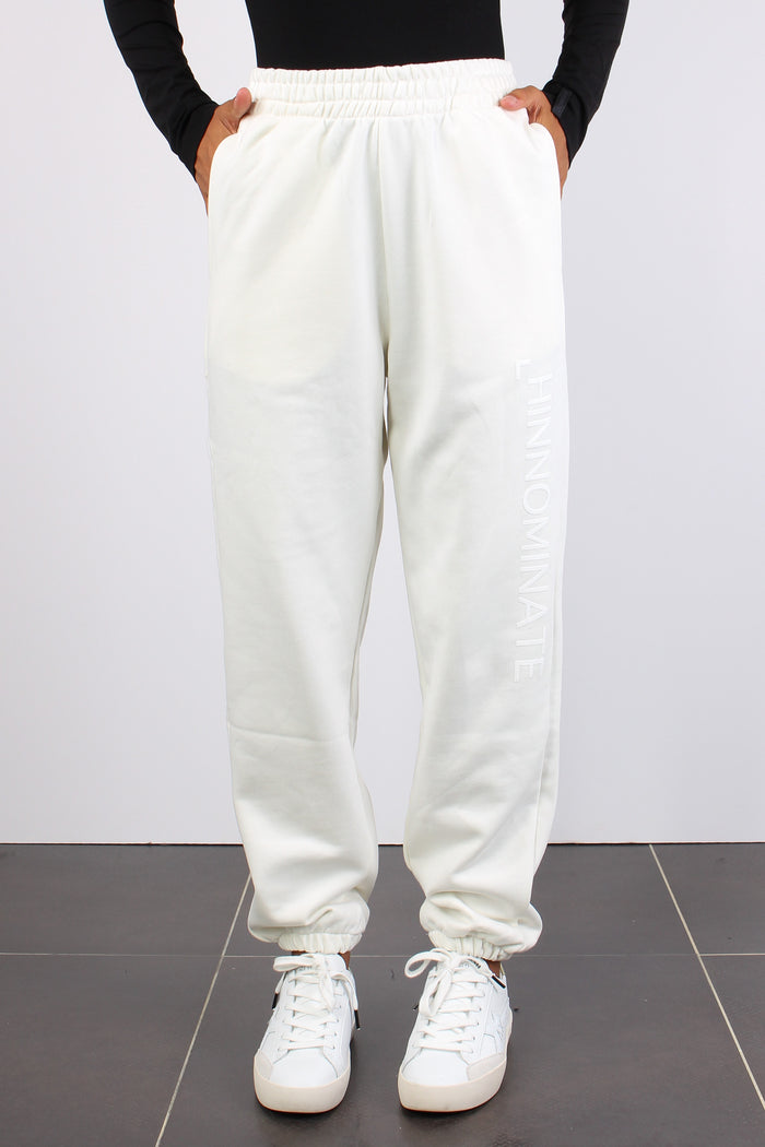 Pantalone Logo Gamba Off White-2