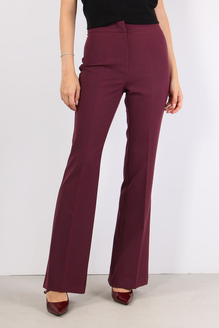 Pantalone Zampa Bordeaux-5