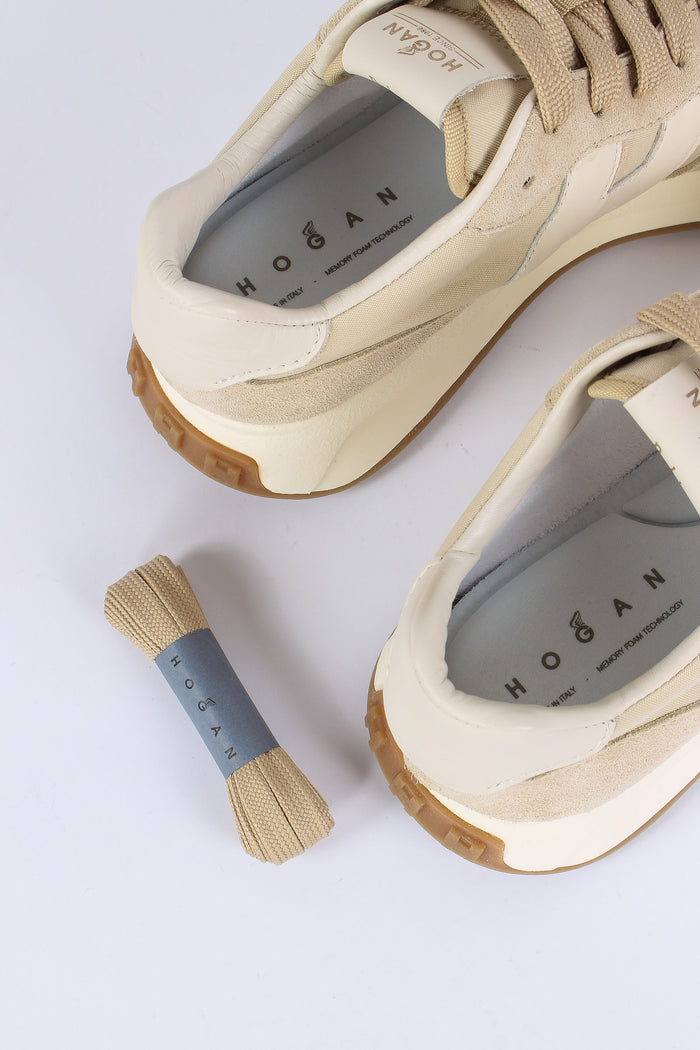 Sneaker H641 Camoscio Beige-6