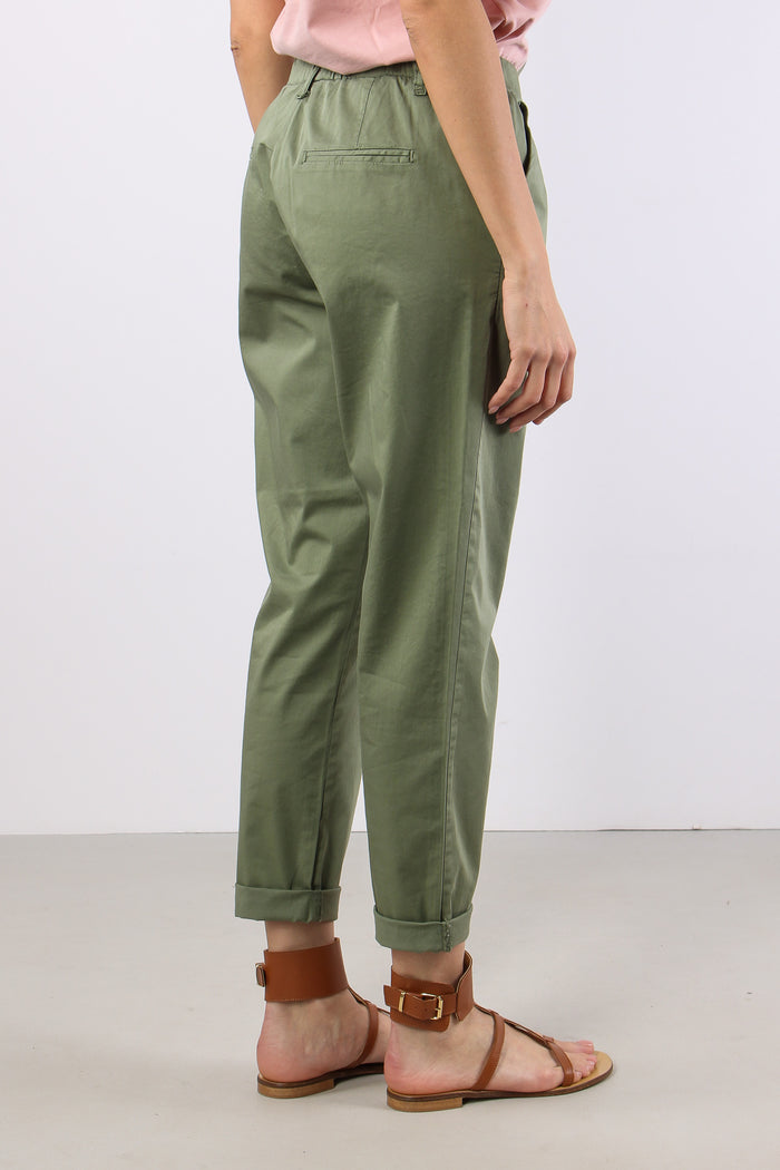 Chino Elastico Rasatello Salvia-5