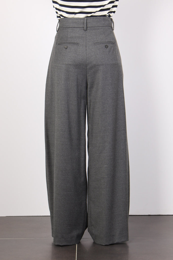 Melodia Pantalone Flanella Grigio-3