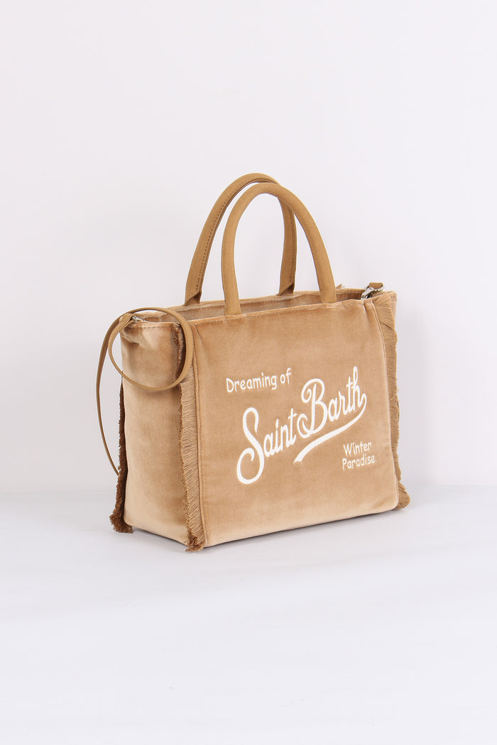 Shopping Velluto Frange Beige-6