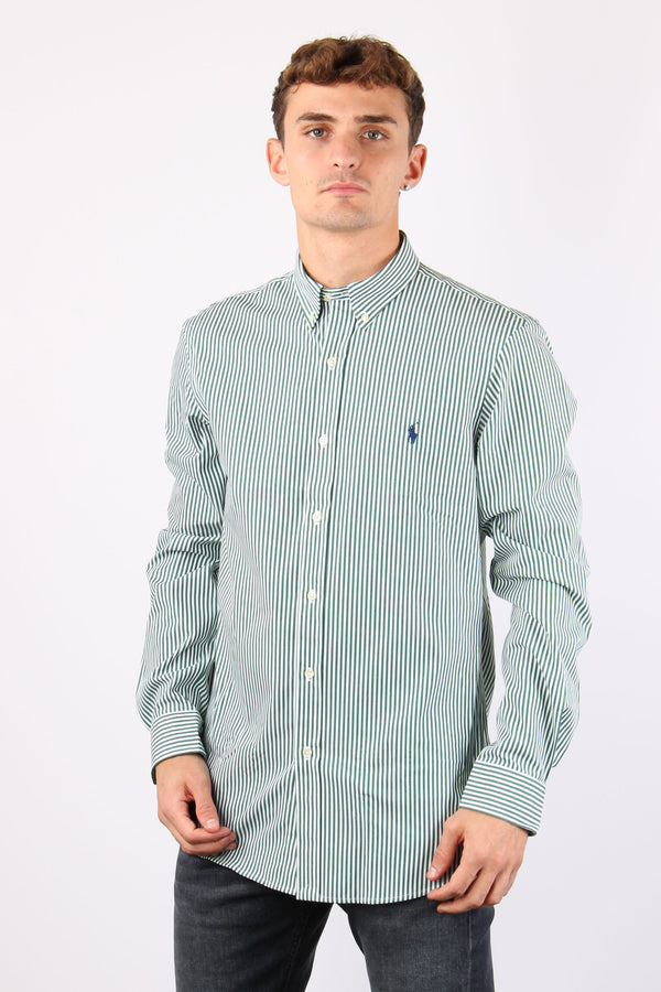 Camicia Bistretch Riga Pine/white-2