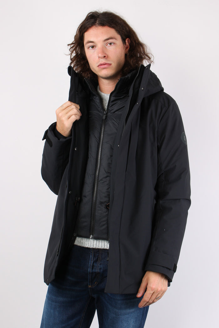 Wilder Piumino Medio Zip Black-6