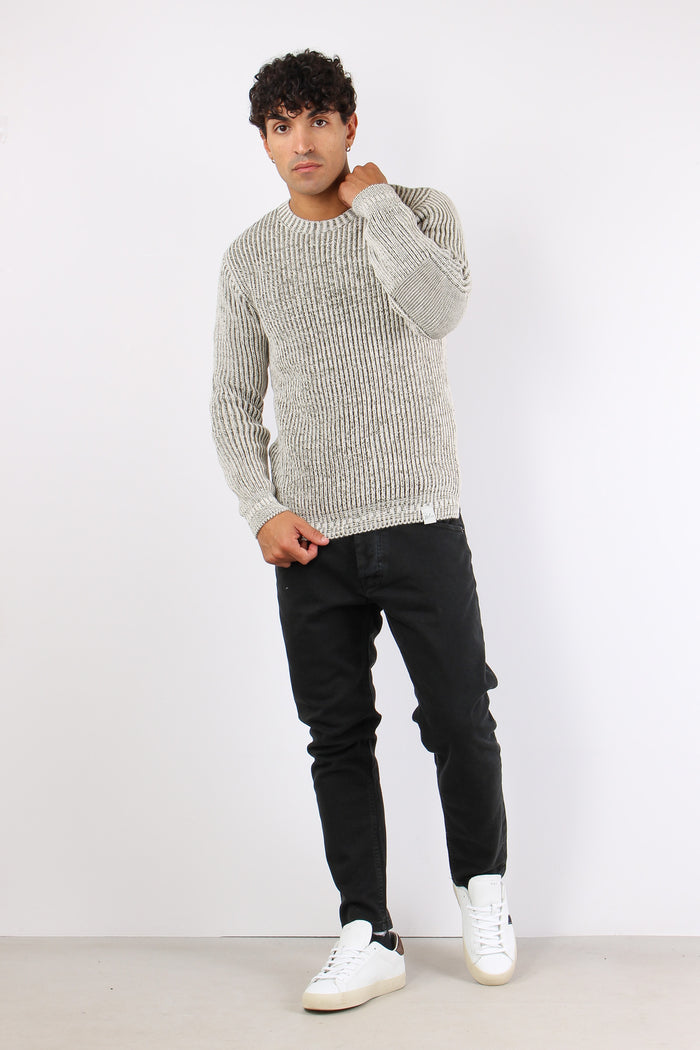 Girocollo Costa Inglese Bicolo Beige/militare-3