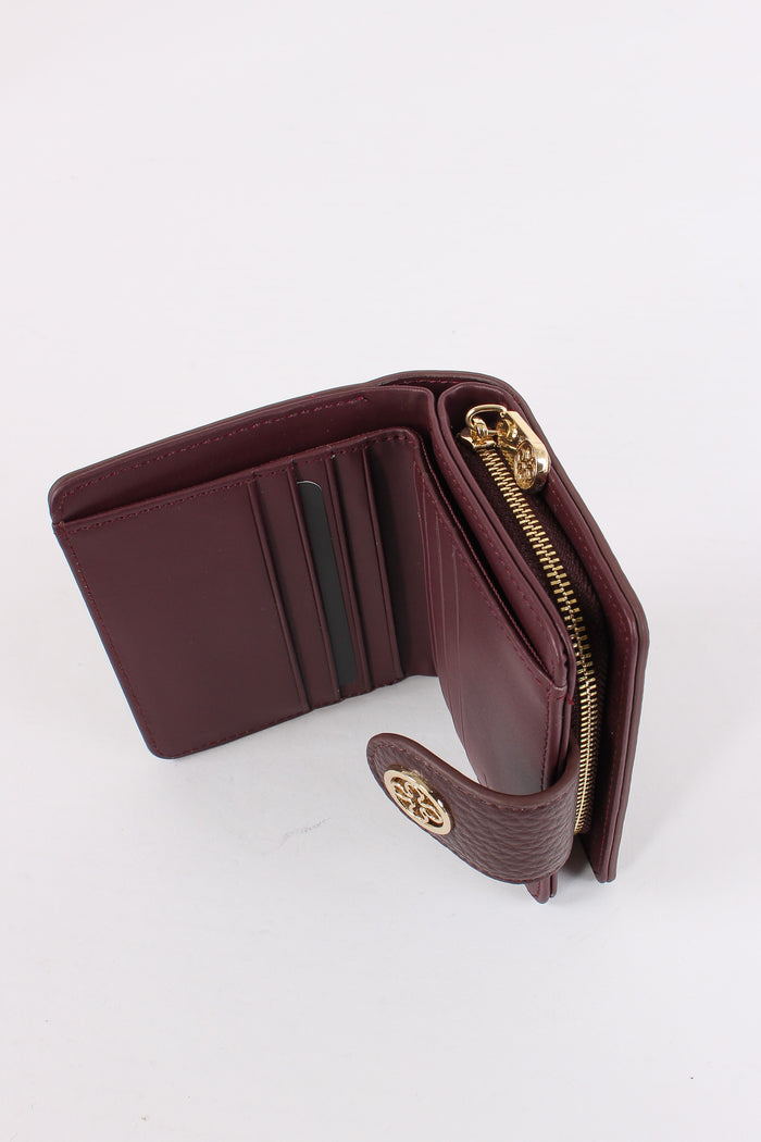 Federica W Portafoglio Piccolo Bordeaux-5