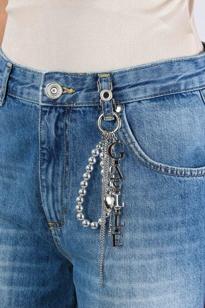 Jeans Gamba Dritta Charm Blu-8