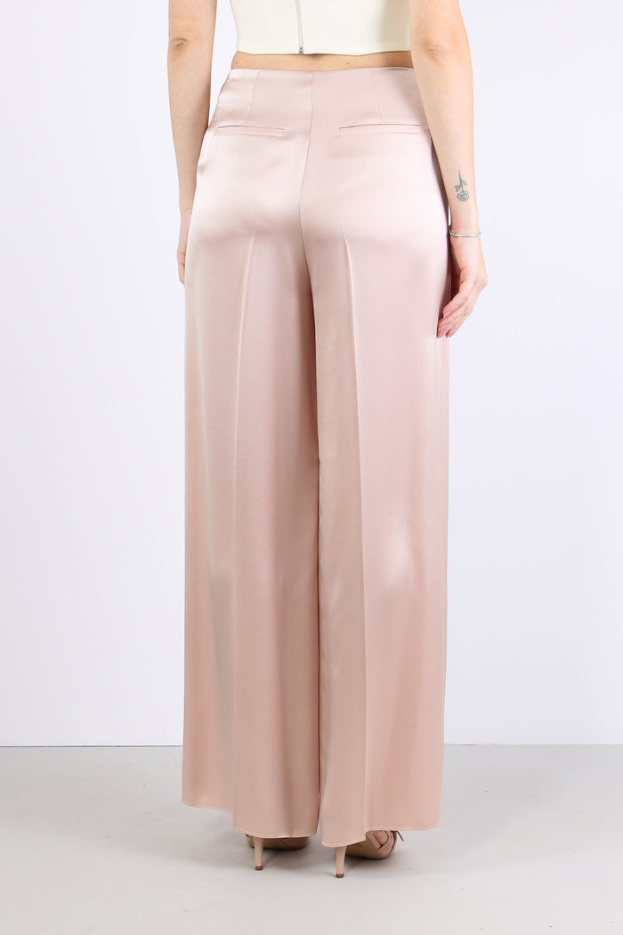 Limoncello Pantalone Satin Rosa Mogano-4