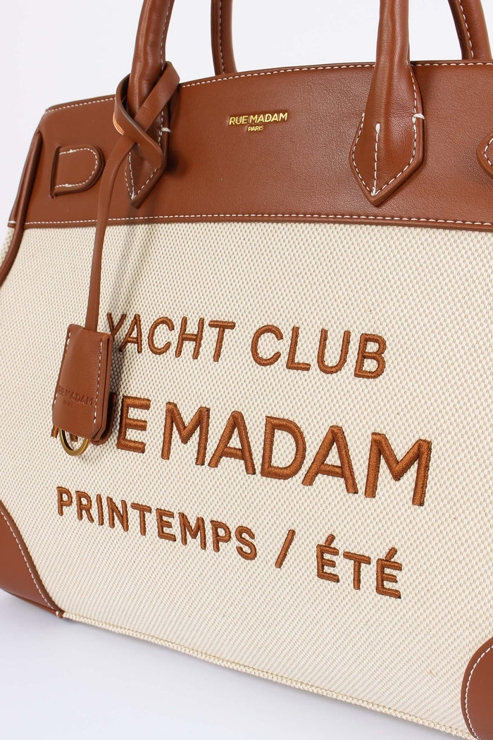 Shopping  Canvas Scritta Canvas Brown-4