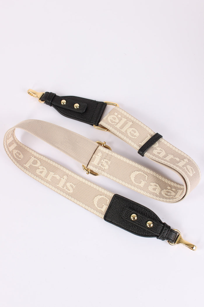 Borsa Tracolla Jacquard Nero-6