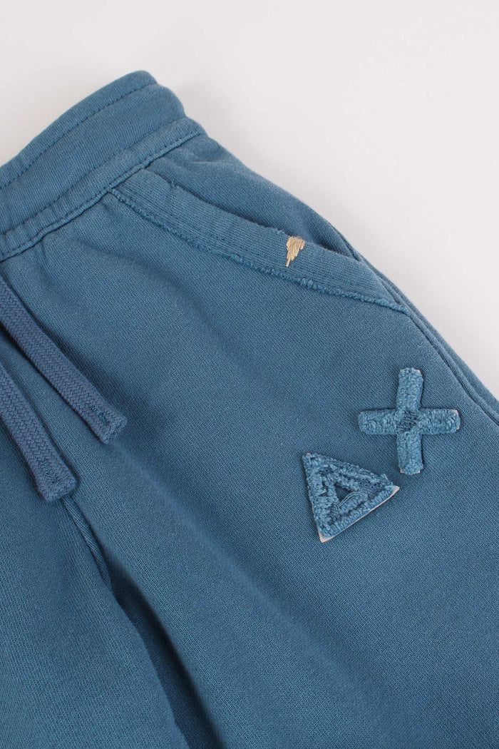 Pantalone Felpa Vintage Avio-5