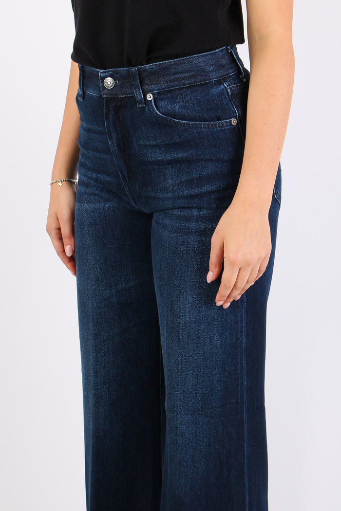 Amber Denim Palazzo Denim Scuro-6