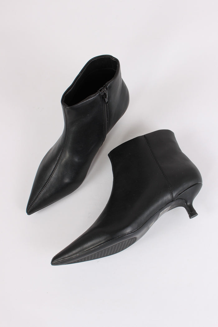 Tronchetto Tacco Basso Black-4