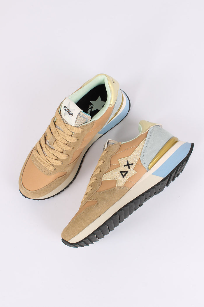 Sneakers  Stargirl Glitter Logo Beige-3