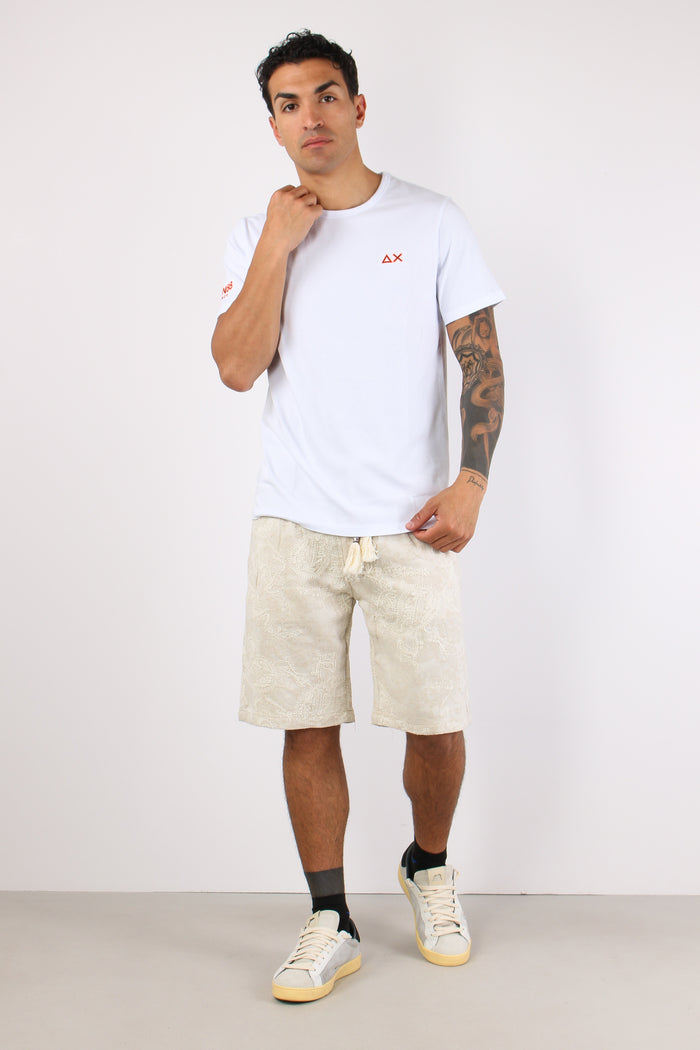 T-shirt Logo Fluo Bianco-3