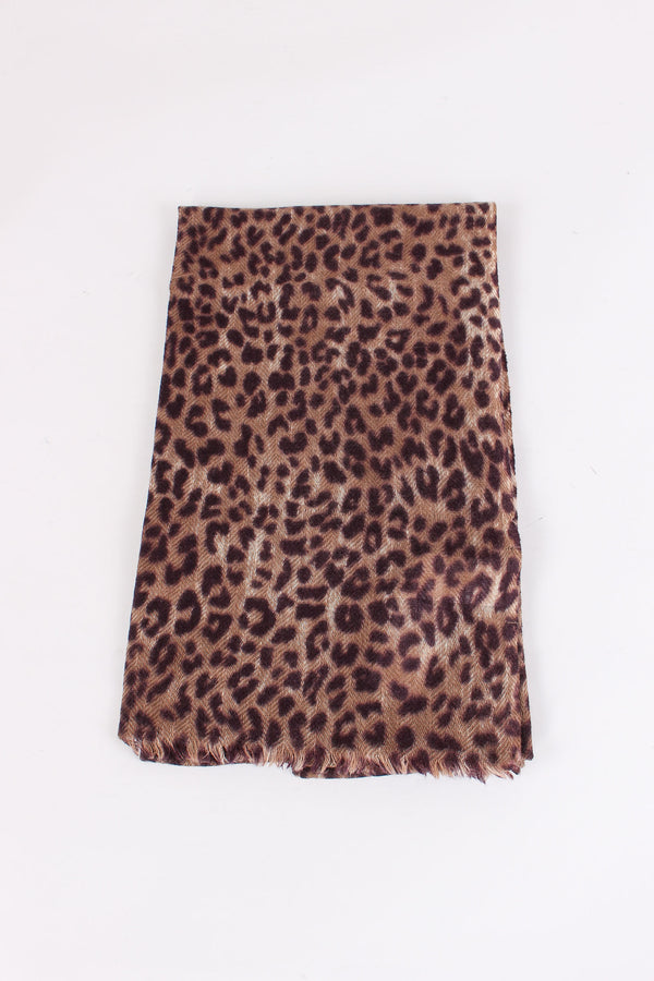 Sciarpa Animalier Cammello