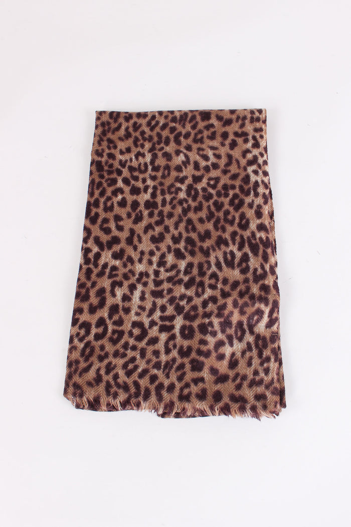 Sciarpa Animalier Cammello